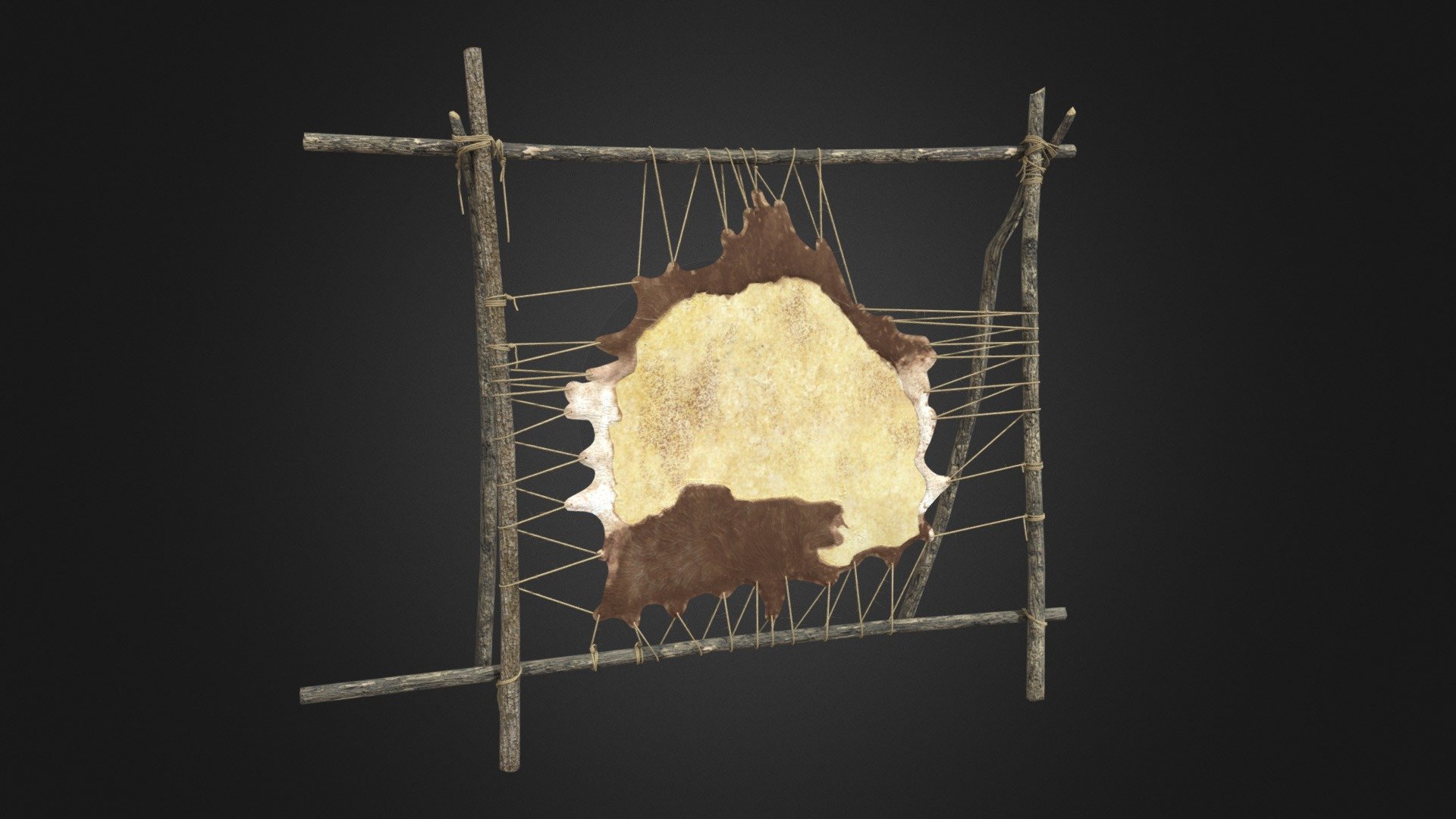 Medieval Leather Tanning Rack - 3D model by Tornado_Studios [cb278fc ...