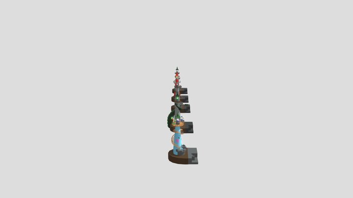 XYZ Вторичные формы 3D Model