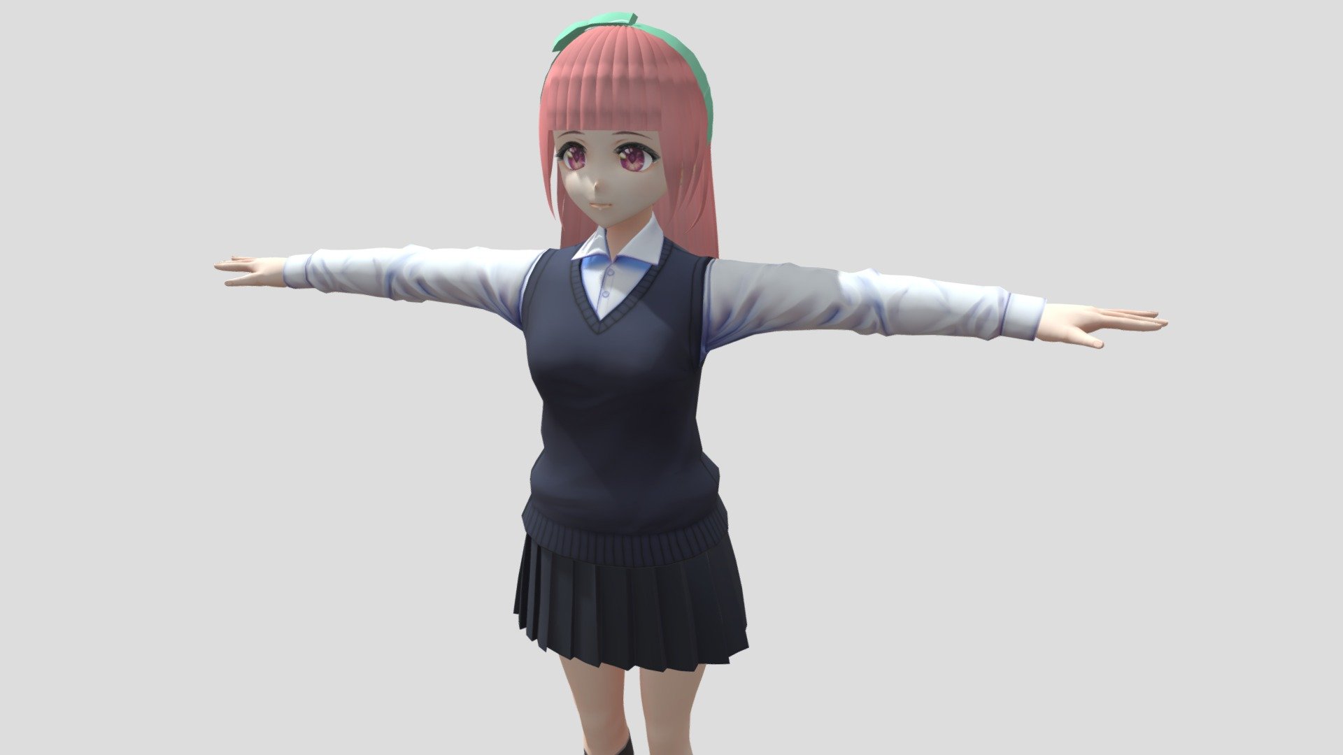 【anime Character】female011 Discount Unity 3d Buy Royalty Free 3d Model By 3d動漫風角色屋 3d