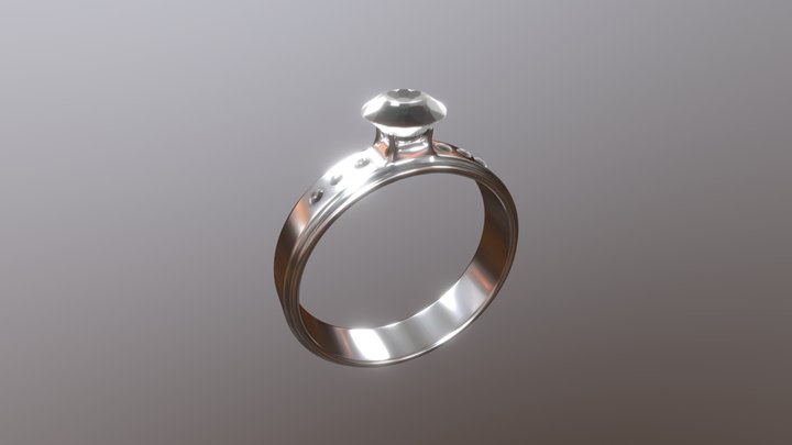 Ring Diamond 3D Model