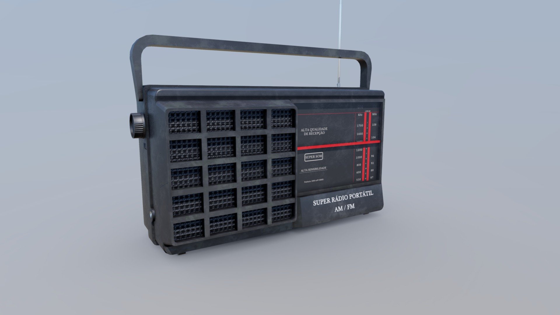 Old Radio — Sketchfab embed 3D viewer