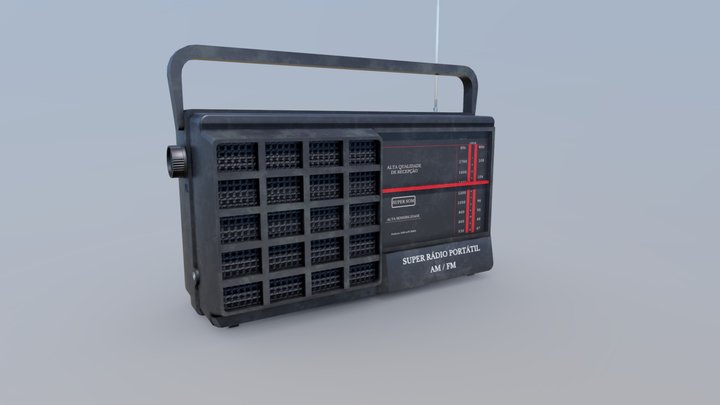 Old Radio 3D Model