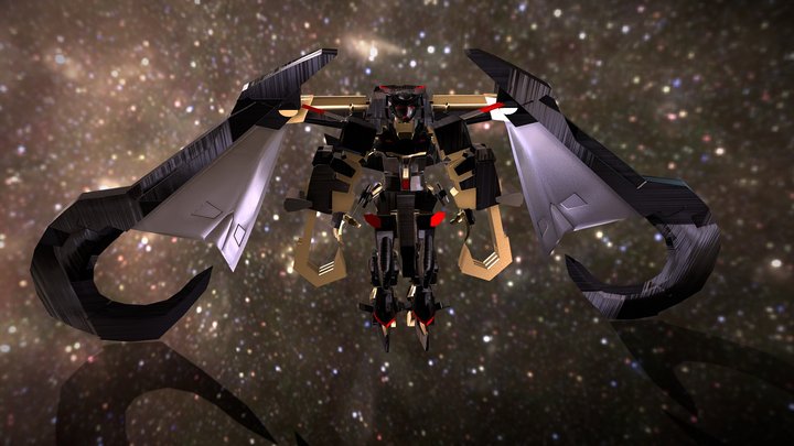 Astray Gold Frame Amatsu Mina Gundam 3D Model 3D Model