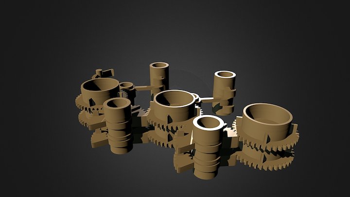 Babbage Difference Engine 3D Model