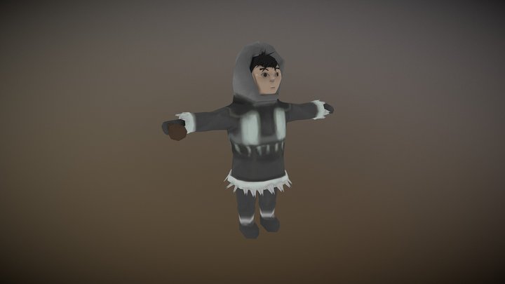 Eskimo character 3D Model