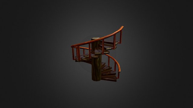 TUG Spiral Stairs 3D Model