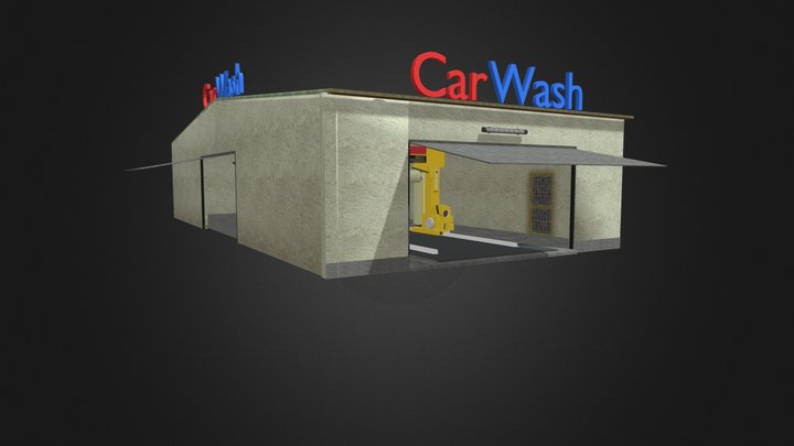 Car wash 3D Model