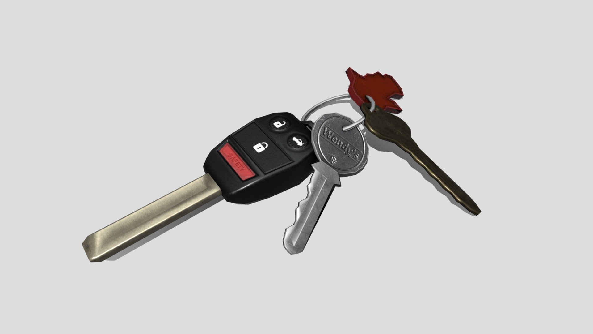 Car Keys - 3D model by EPad117 [cb2de72] - Sketchfab