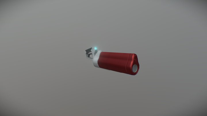 FIre Extinguisher Shot 3D Model