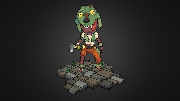 Armor Set: Zombie - Swarm 3D Model