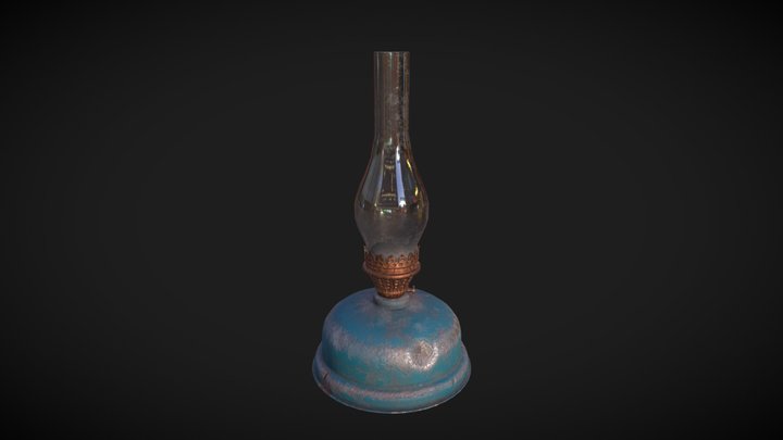 Kerosene lamp 3D Model