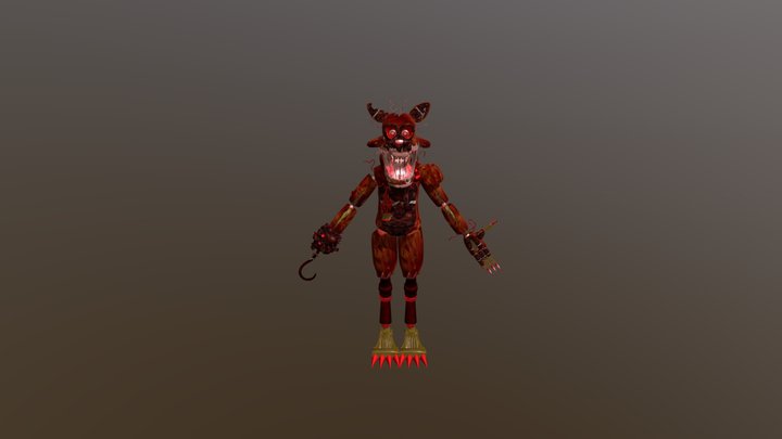 Bloodless Foxy design #1 3D Model