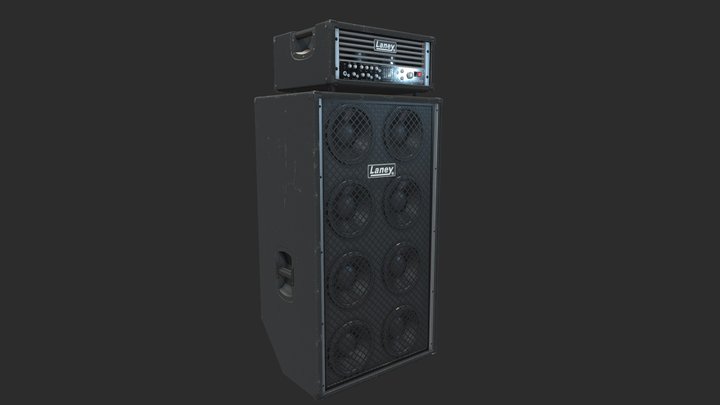 Bass AMP Laney 3D Model