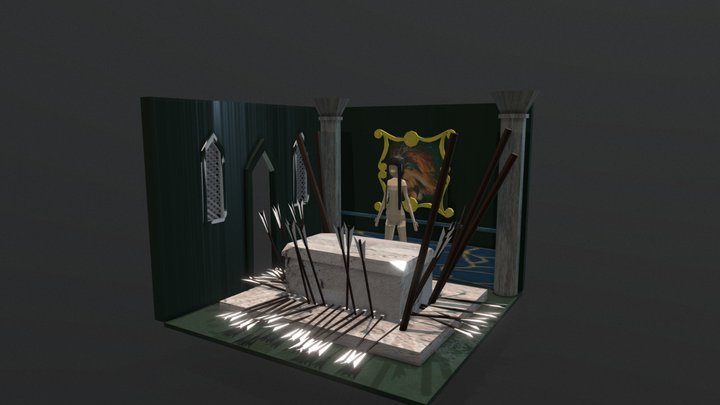 G-idle Lion recreate-scene 3D Model