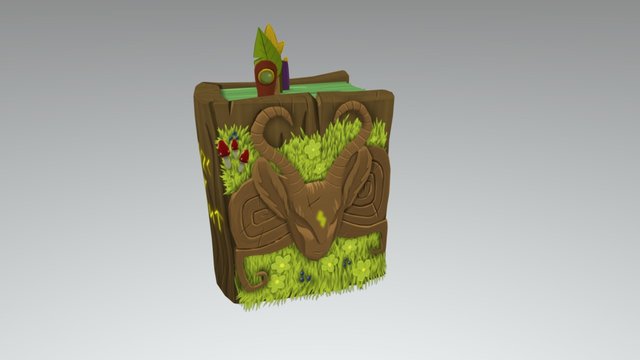 Book Forest 3D Model