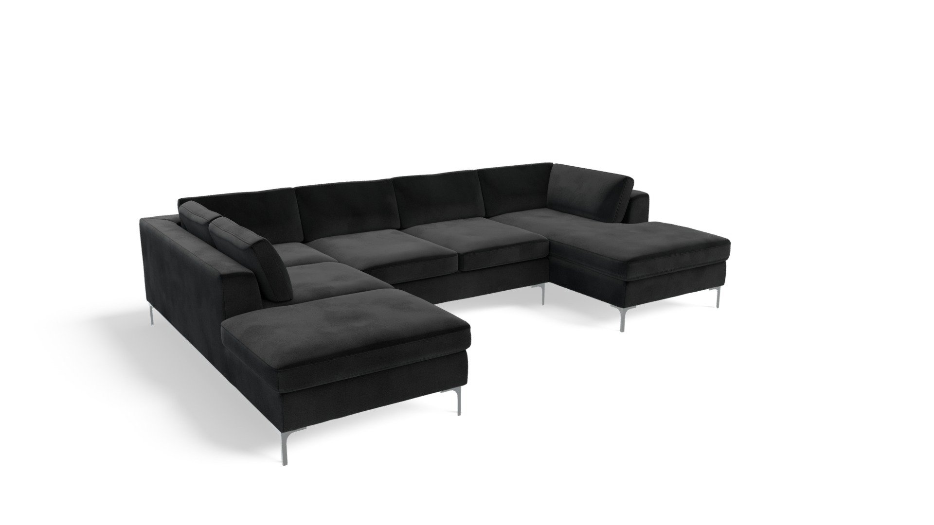 Monterosso L H Facing Corner Sofa,Midnight Grey