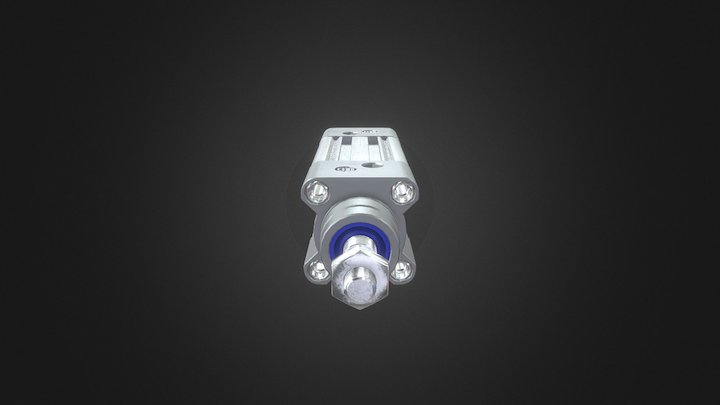 Pneumatic Cylinder 3D Model