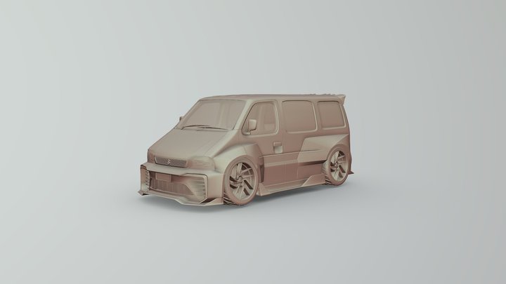 Maruti Suzuki EECO Modified 3D Model
