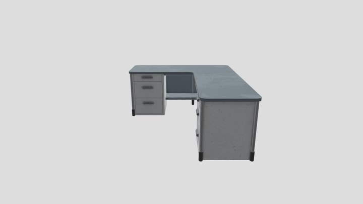 Desk 3D Model