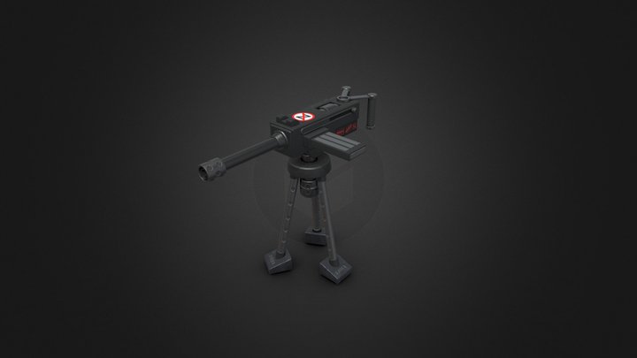 The Grinder (Machine Gun) 3D Model