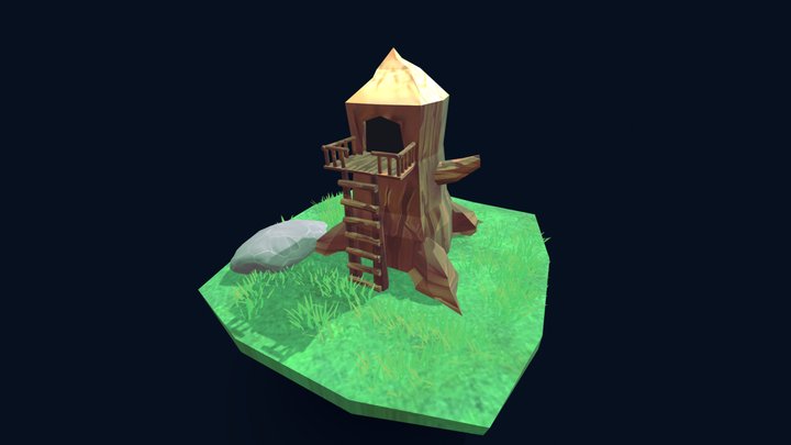 The Legend of Zelda - Link House | Kokiri Forest 3D Model