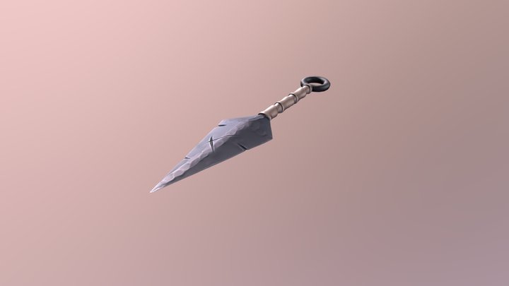 Naruto Kunai 3D Model
