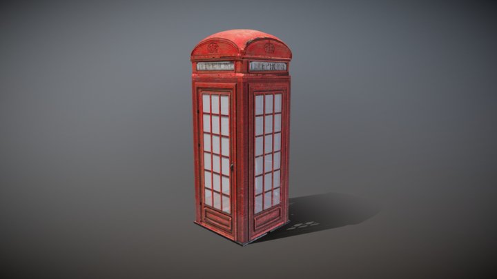 paoTelephoneBooth 3D Model