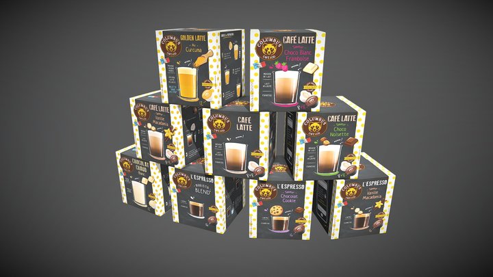 Gamme Columbus - DOLCE GUSTO 3D Model