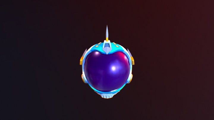 Future Helmet 3D Model