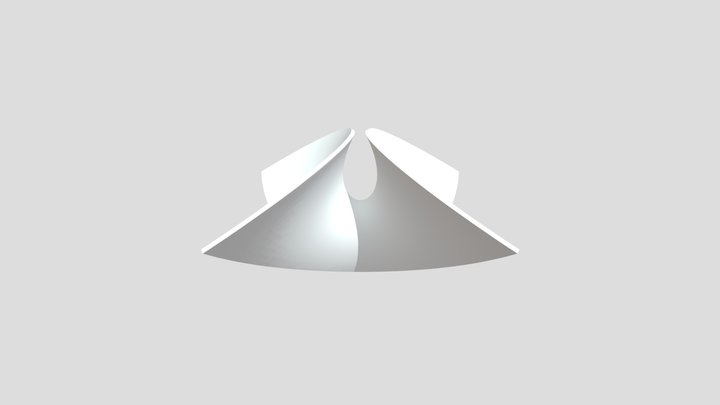 Enneper's minimal surface (Enneperの極小曲面) 3D Model