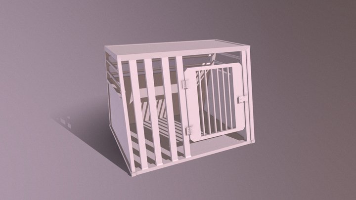 Dog's Crate 3D Model