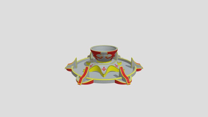 Fontan_low_poly 3D Model