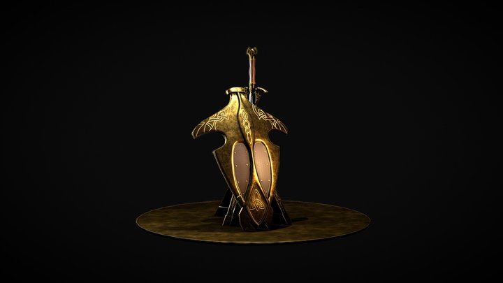 Bouclier Heimdall 3D Model