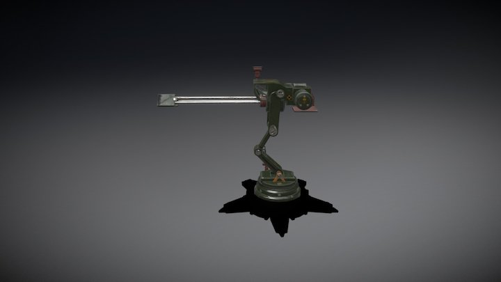 The inferia project Assets : Turrets 3D Model
