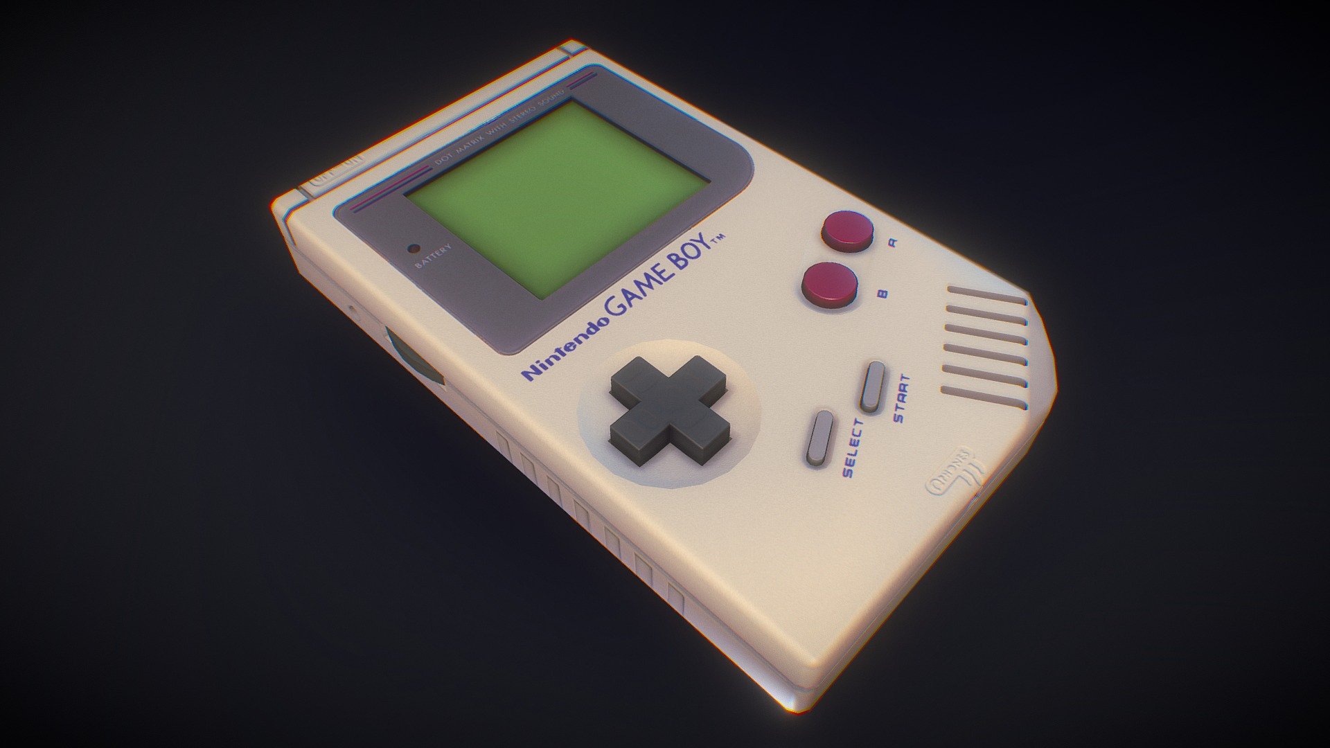 Gameready Gameboy Asset - 3D Model By Carlos_ZM [cb3d152] - Sketchfab