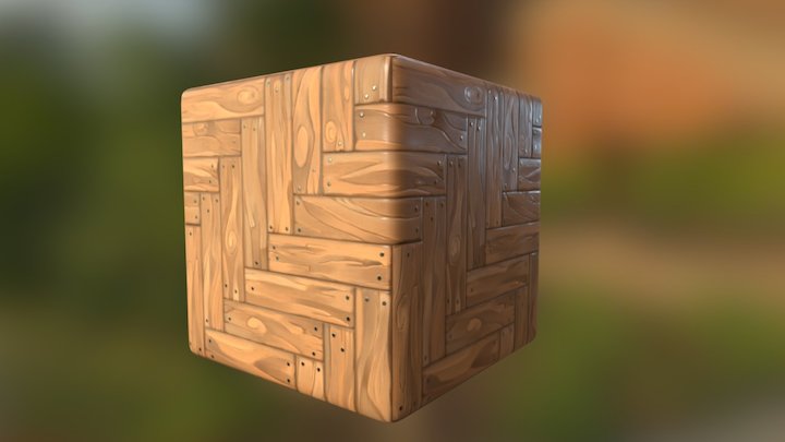 Tiling Wooden Floor 3D Model