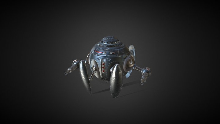 Sphere Bot 3D Model