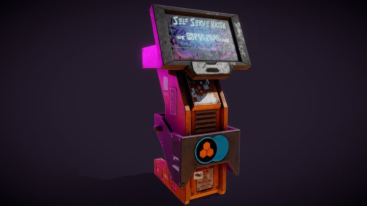 Cyberpunk Console 3D Model
