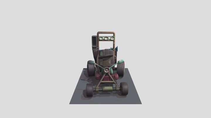 Moped 3D Model