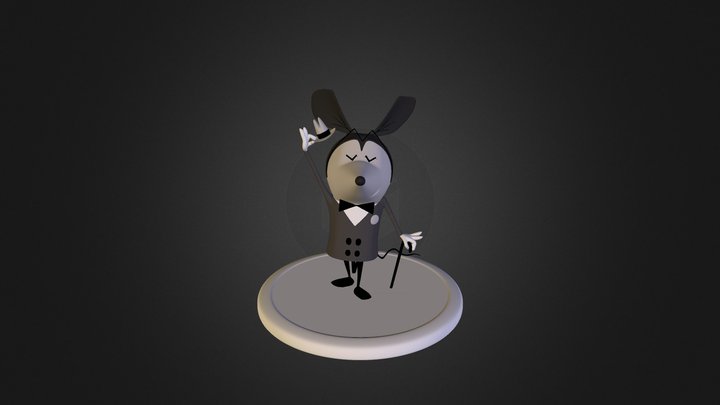 Mickey_Pose01_3DPrint-3 3D Model