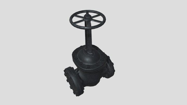 Big pipe check valve 3D Model