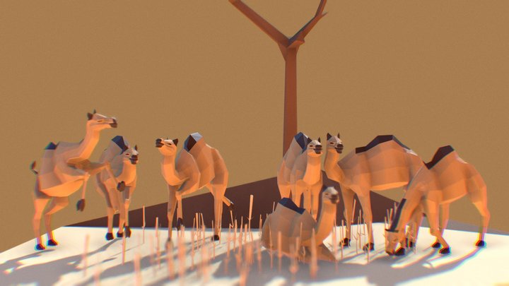 Camel, an Animal 3D Model by Studio Ochi (Thumbnail 2 of 4)