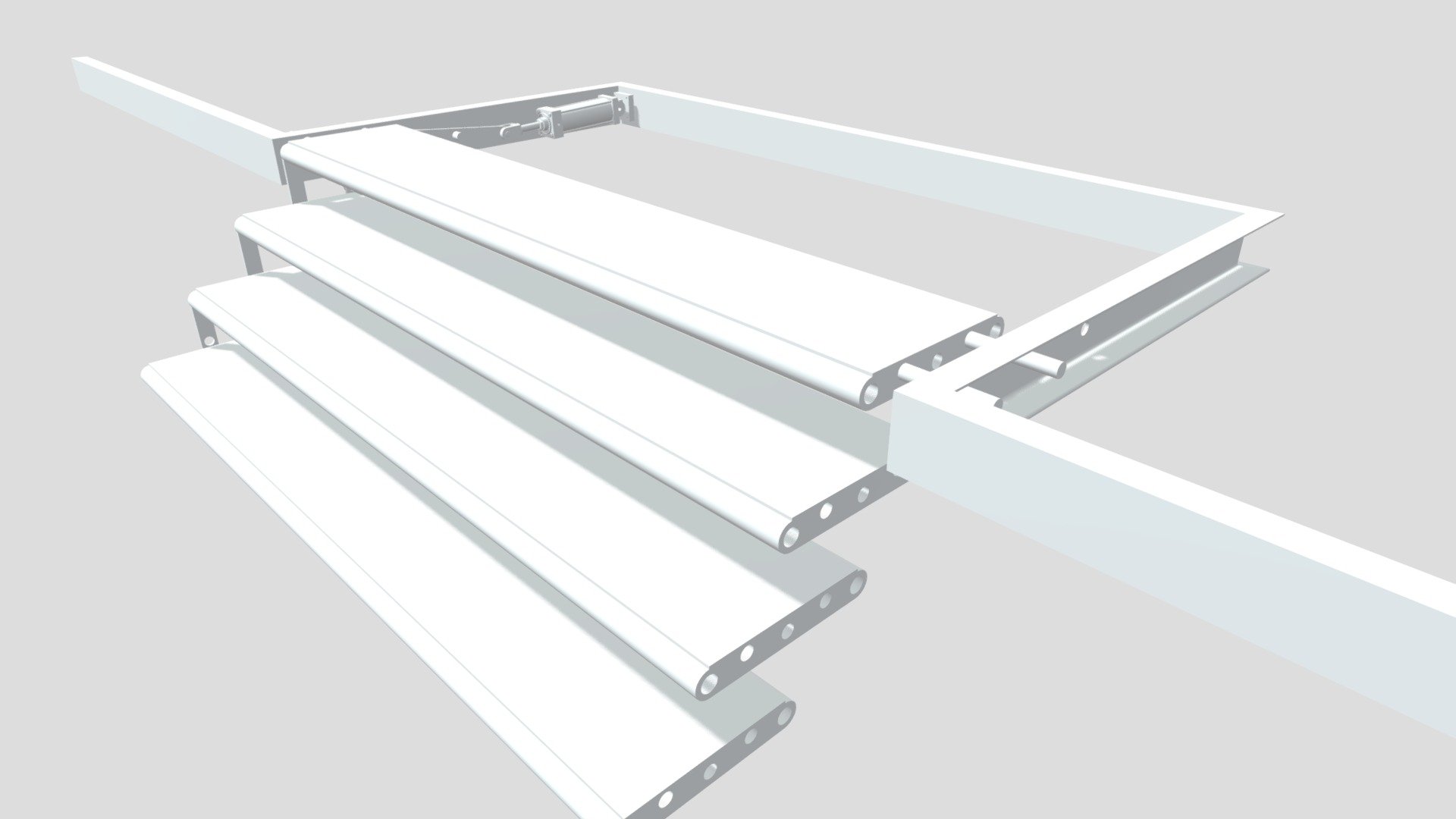 mechanical staircase — Sketchfab embed 3D viewer