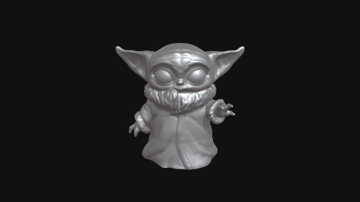 Baby_ Yoda 3D Model