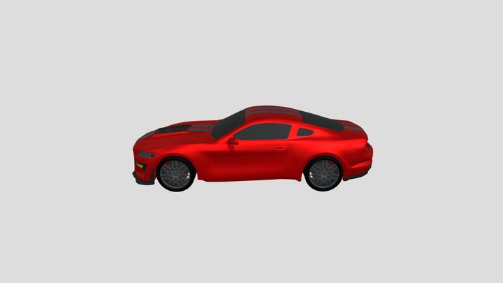 Mustang Sketch01 3D Model