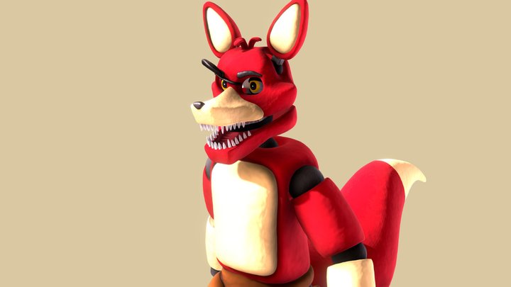Foxy Remade hight edition TEST 3D Model