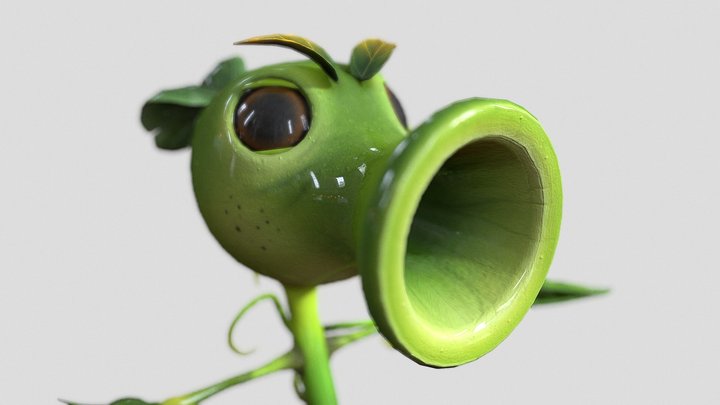 peashooter (pvz gw1) 3D Model