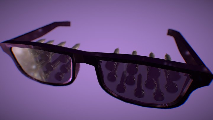 Sunglasses too fashionable for your eyes 3D Model