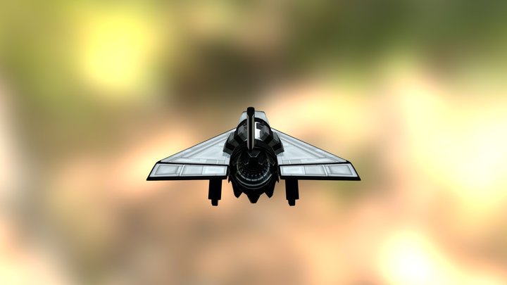 Flea Fighter 3D Model