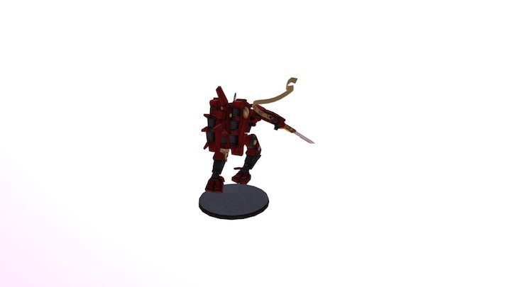 Commander Farsight 3D Model